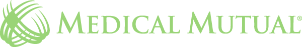 medical mutual logo in light green
